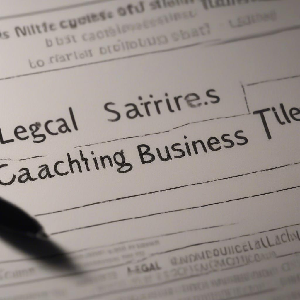 Legal Requirements for Starting a Coaching Business