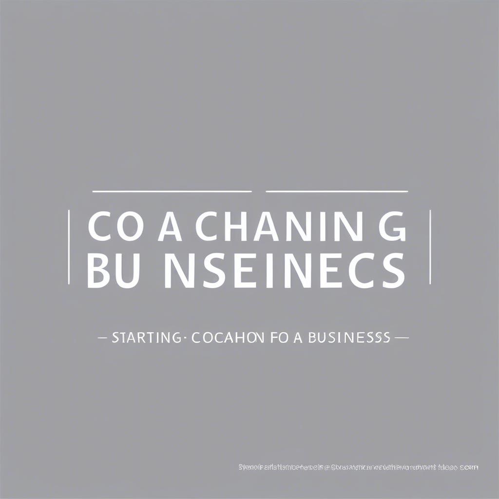 Starting a Coaching Business for Creative Professionals